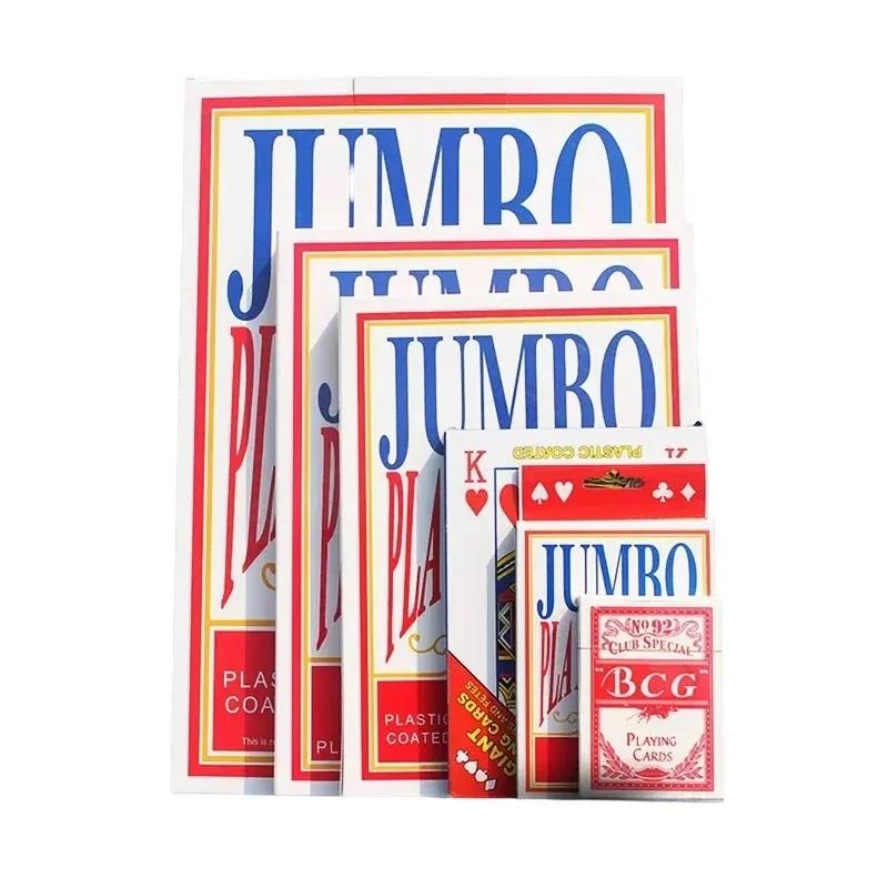 Brinquedos de Cartas Jumbo de Tamanho Grande, Design Criativo, Jogo de Tabuleiro, Ferramentas de Truques Mágicos, Jogos Divertidos para Adultos, 2 4 6 9 Vezes - Image 1