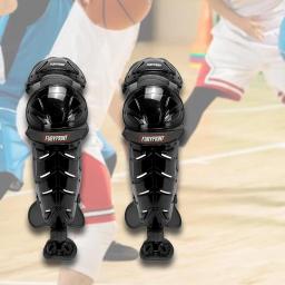 Confortável Baseball Catchers Leg Guards para adultos, Shin Guards - Image 3