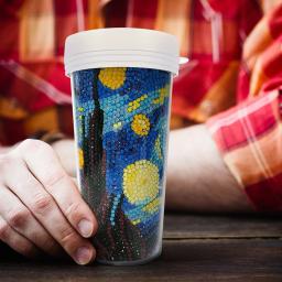 DIY diamante pintura água copo, mosaico coasters, caneca de água capa artesanal bordado arte, artesanato para crianças, presente - Image 3