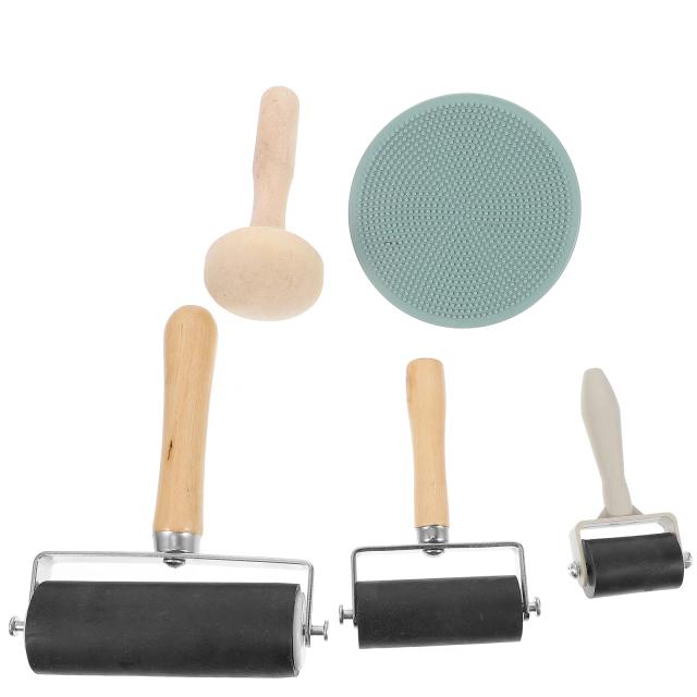 Rolo de Plástico para Impressão e Pintura: Ferramenta Ideal para Projetos de Artesanato e DIY