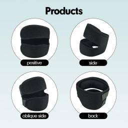 Unisex Neutro Ajustável Sports Knee Protector, Fitness ao ar livre, Ginásio, Caminhadas, Corrida, Perna Strap, 1 Pc - Image 4