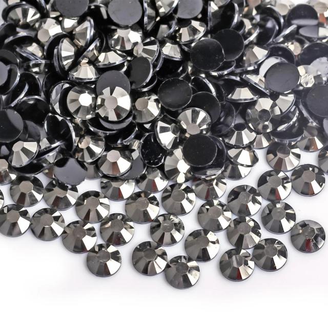 Enfeites de Strass de Gelatina Branca para Artesanato - Pedras Decorativas Lisa em Vários Tamanhos