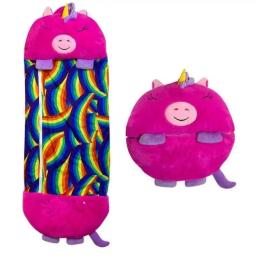 Saco de dormir dos desenhos animados das crianças VIKAMA, Animal Snuggle, Dobrável Anti-Kick Consolador - Image 4