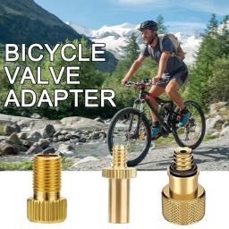Adaptador de válvula de bomba de ar de bicicleta 3 tamanhos, conversão francesa para americana, bico de gás de roda, válvula de bicicleta - Image 2