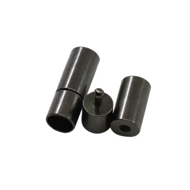 Fechos Magnéticos de Metal para Jóias e Acessórios: 10 Peças de Conectores para Pulseiras, Colares e Cordões de Couro DIY