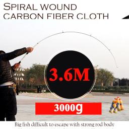 Ghotda 2.1m -3.6m carpa vara de pesca alimentador duro frp fibra de carbono vara de pesca telescópica vara de pesca - Image 4