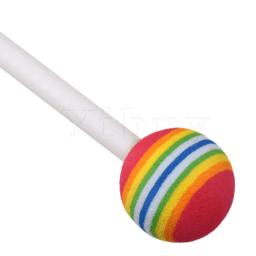 Yibuy 7.9 polegada forma mão tambor instrumentos musicais de percussão educação doce baqueta - Image 5