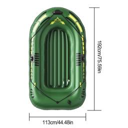 Barco inflável de pvc dobrável barco de pesca inflatível rafting & barco de pesca adultos barcos infláveis portátil barco de pesca jangada - Image 6