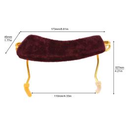Profissional de cordas Violino Shoulder Pad, Fiddle Rest, acolchoado Acessórios Instrumento, 3/4, 4 Tamanho - Image 2