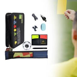Futebol Árbitro Bolsa, Árbitro Cartões, Apito, Acessório - Image 3