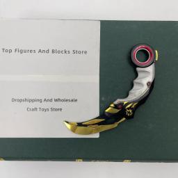 Brinquedos Periféricos do Jogo Valorant de 15 cm (5,9 polegadas), Modelo de Arma Champions 2021 Karambit, Metal de Liga de Zinco, Não Afiado, à Prova de Ferrugem - Image 1