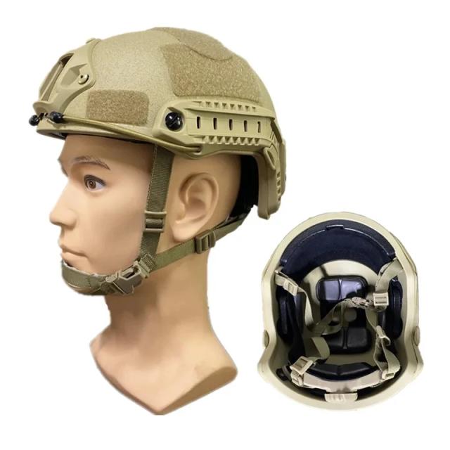 Capacete Tático Rápido para Airsoft e Paintball - Equipamento Protetor de Cabeça Estilo MH PJ para Combate e Aventura ao Ar Livre