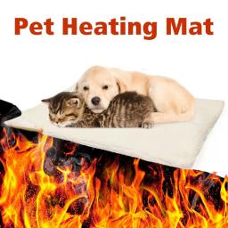 Cobertor macio auto-aquecido para animais, colchão quente para dormir, cães pequenos e médios, cama de caxemira coral, artigos para animais de inverno - Image 2