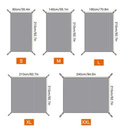 Ao ar livre 140*210cm 240*210cm bolso piquenique dobrável acampamento esteira colchão leve portátil ao ar livre piquenique esteira areia beachmat - Image 5