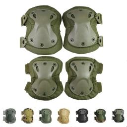 Airsoft Tático Joelho Cotovelo Protective Pads, Guard Gear Segurança, Combate, Paintball, Skate, Esportes ao ar livre - Image 6