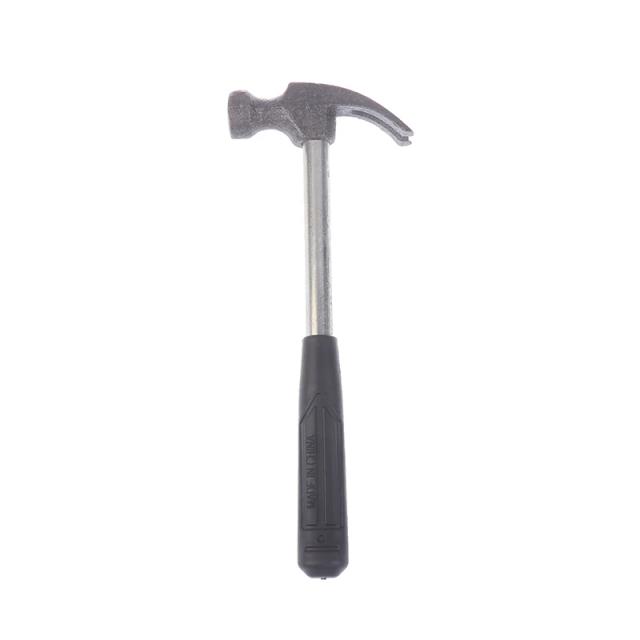 Martelo Multifuncional de Ferro 17,5 cm com Punho Antiderrapante e Martelo de Borracha para Diversas Aplicações