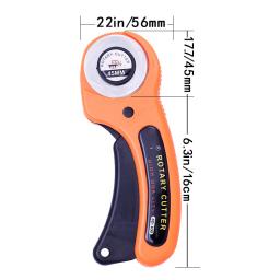 Cortador rotativo para cartão de tecido e costura de papel, rolo acolchoado, faca de corte, tesoura alfaiate, vestido de couro, roupas, ferramenta DIY - Image 2