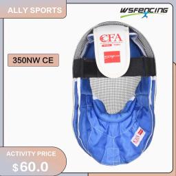 WSFENCING CE Esgrima Máscara, Máscara Sabre, Capacete De Esgrima, Engrenagens E Equipamentos, 350NW - Image 4