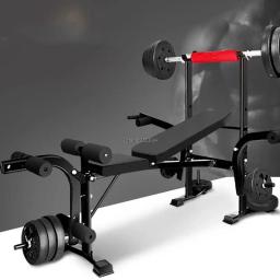 Casa multifuncional haltere treinamento equipamentos de fitness peso bancada imprensa agachamento rack barbell banco imprensa - Image 4