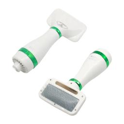 Pet cabelo secador para gato e cachorro, cachorro cabelo secador, baixo ruído, temperatura ajustável, escova portátil para secagem, grooming e cuidados, 2-em-1 - Image 3