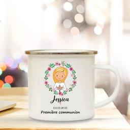 Caneca Personalizada para Crianças, Chocolate Quente, Copo com Nome Personalizado, Copos de Café, Punho Canecas, Criança Primeira Comunhão Sagrada, Presente de Festa - Image 5