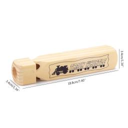 Apito De Locomotiva De Madeira Para Crianças, Aviso De Som, Brinquedo De Trem A Vapor, Imitação De Som, Presentes - Image 6