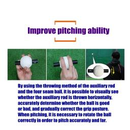 Bola De Prática De Pitching De Beisebol, bola De Treinamento De Postura De Correção Grip - Image 6