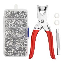 Metal Snap Botões Anéis com Alicate Fixador, Press Tool Kit para Vestuário Costura, Conjuntos - Image 1