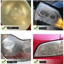 Farol Do Carro Restauração Kits De Polimento, Reparação De Faróis, Polidor De Luz, Pasta De Limpeza, Cuidados De Pintura Do Carro, Remodelar Agente - Image 6