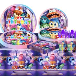 Disney Backdrop Balões Decorações Kit, Papel Placas Copos Guardanapos, Crianças Birthday Party Supplies, 2 pcs, 2 pcs - Image 4