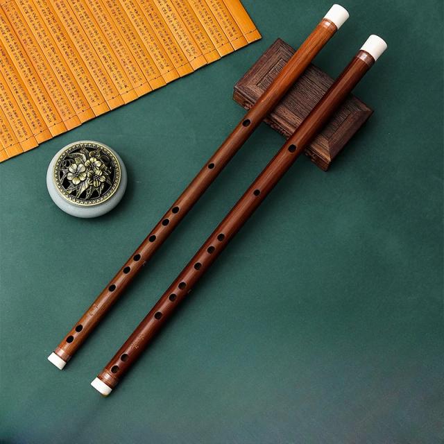 Flauta de Bambu Transversal Profissional para Adultos e Crianças - Instrumentos Musicais Chineses e Acessórios para Saxofone Alto