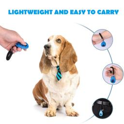 2/pacote de treinamento do cão clicker com alça de pulso ajustável durável leve fácil de usar para gatos filhote de cachorro aves cavalos - Image 4