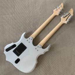 Cabeça dupla guitarra elétrica 12 cordas guitarra elétrica pode personalizar a cor que você gosta guitarras - Image 6