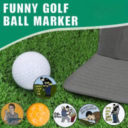 6 contagens engraçado feliz gilmore conjuntos de marcadores de bola de golfe, acessórios de golfe para homens golfistas pai namorado marido aniversário dia dos pais - Image 3