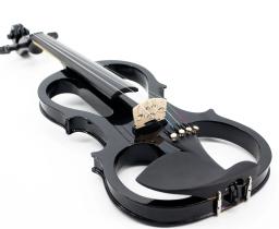 Violino elétrico com caso e arco cordas para estudantes iniciantes, madeira maciça, 4/4 Tamanho - Image 6