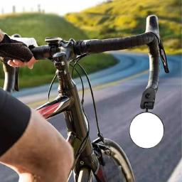 Espelho Retrovisor de Bicicleta Universal, Ajustável Girar, Ângulo Largo, Guiador de Ciclismo, Vista Traseira para MTB, Acessórios de Road Bike, 1 Pc, 2Pcs - Image 6