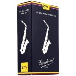 Vandoren-Original Blue Box Bb Clarinete Reed, 2.0, 2.5, 3.0, 10 Reeds/Box, Acessórios para Instrumento de Clarinete - Image 3