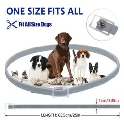 38m Ajustável Pet Collar Cat Dog AntiFlea Collar Anti Flea Tick Mite Louse Collar Pet Protect Repel Colar de borracha Pet Supply - Image 6