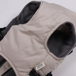 Casaco impermeável com arnês, roupa quente para animais, casaco para cães pequenos e grandes, chihuahua, roupas de buldogue francês, inverno - Image 3