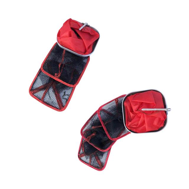 Cesta Dobrável Multifuncional para Pesca com Rede de Proteção para Uso Externo
