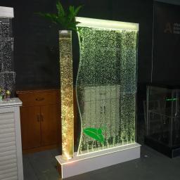 Divisória de tela acrílica LED personalizada, bolha de água, decoração - Image 1
