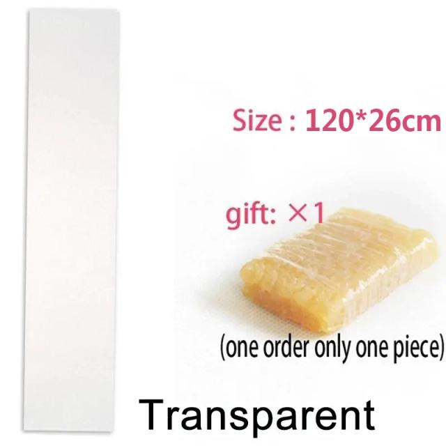 Griptapes Coloridos para Longboard - Lixa Antiderrapante e Fita Protetora de Deck, 120cm