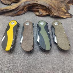 Eafengrow-Sitivien ST138 14C28N Lâmina faca dobrável, G10 Micarta Handle, canivete para camping ao ar livre e caça, ferramentas táticas - Image 6