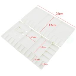 1 pc flip cover paleta de pintura a óleo de plástico diy pintura em aquarela suprimentos ferramenta de desenho - Image 5