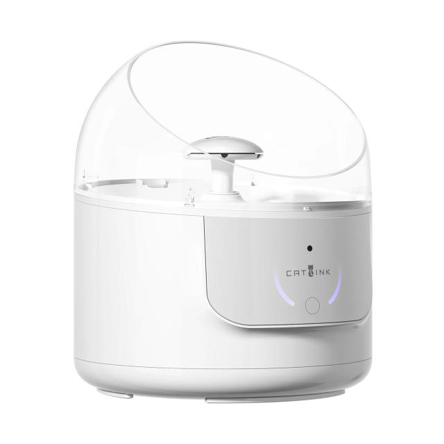 Fonte de Água Automática Inteligente para Gatos em Aço Inoxidável SUS304 com Temperatura Constante e Sem Fio