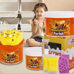 Mel temático comida manteiga slime slime conjunto para meninas e meninos 8-12 anos slime presentes de festa para crianças brinquedo sensorial slime para crianças - Image 5