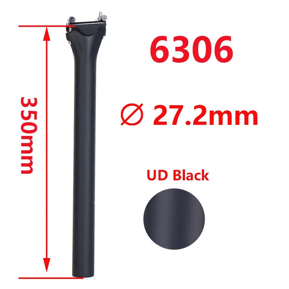 ELITA ONE MTB Espigão de selim de fibra de carbono 27,2/30,9/31,6 mm Mountain/Road Bike Selim UD Matte Peças de bicicleta - Image 1
