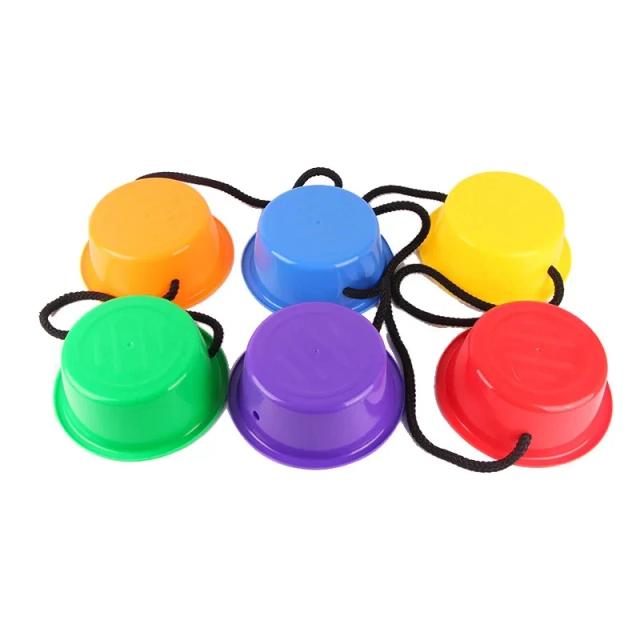 Brinquedo de Equilíbrio Montessori Pedra Arco-Íris 20cm