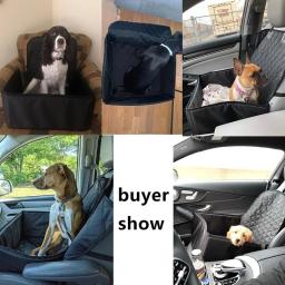 Assento de carro impermeável para cães e gatos, Universal Car Hammock, Transportador ao ar livre, Gato seguro, Cesta Resistente ao Desgaste, Acessórios para Animais de Estimação - Image 2