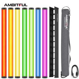 AMBITFUL-Luz de vídeo LED a cores, luz de tubo RGB, bateria de lítio incorporada, controlo por aplicação, A2 Pro, A2pro, 2500K-8500K - Image 1